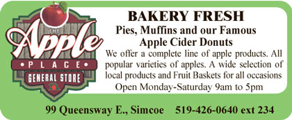 the apple place simcoe ontario