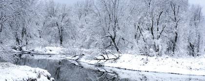 snow river winter